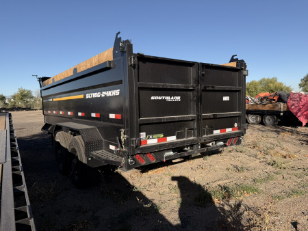New 2026 Southland Trailers 7-16-4H Gooseneck Dump 12k Axles