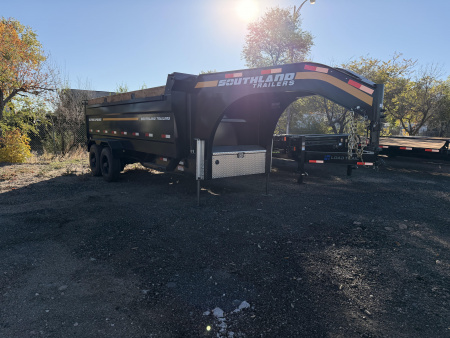 New 2026 Southland Trailers 7-16-4H Gooseneck Dump 12k Axles