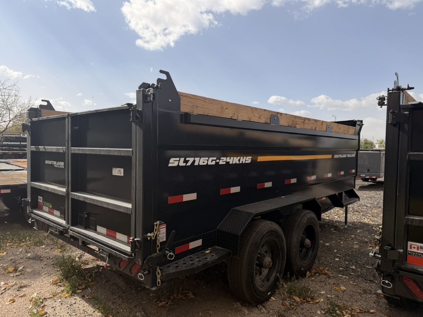 New 2026 Southland Trailers 7-16-4H Gooseneck Dump 12k Axles