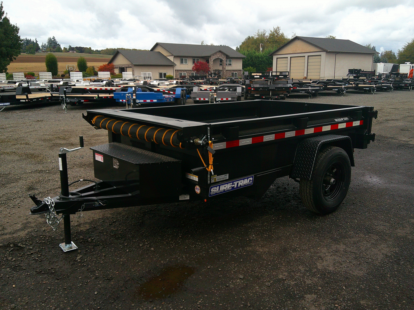 New 2026 Sure-Trac 5x8 Dump Trailer