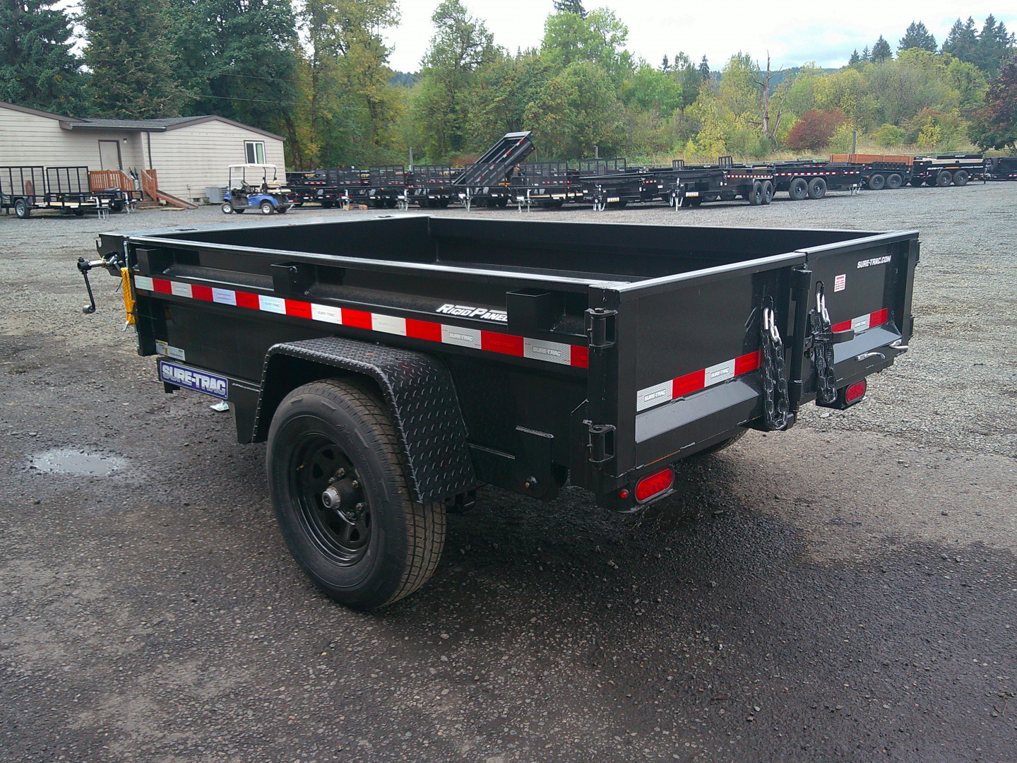 New 2026 Sure-Trac 5x8 Dump Trailer