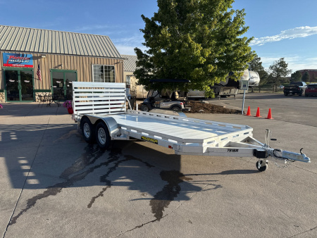 New 2026 Aluma 7816TA-EL-R-TG44-RTD Utility Trailer