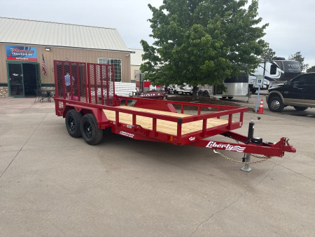 New 2025 Liberty Industries LU10K83X14+2C5 Utility Trailer