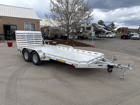 New 2026 Aluma 7816TA-EL-R-TG44-RTD Utility Trailer