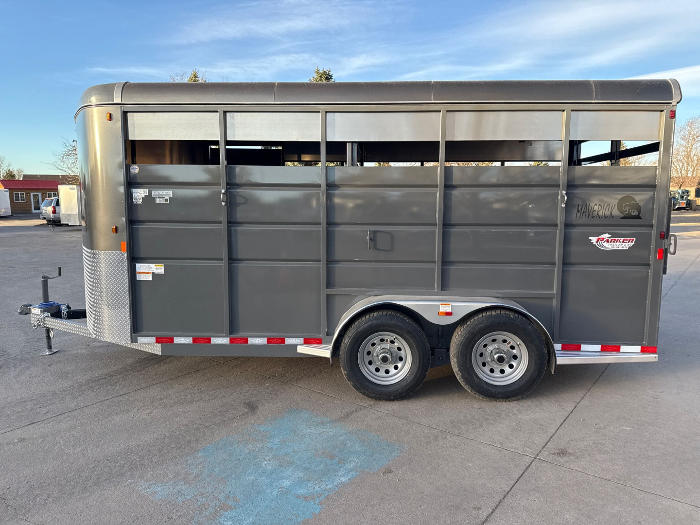 New 2025 C & B Quality Trailer Works MAVST17-9.9K Horse Trailer