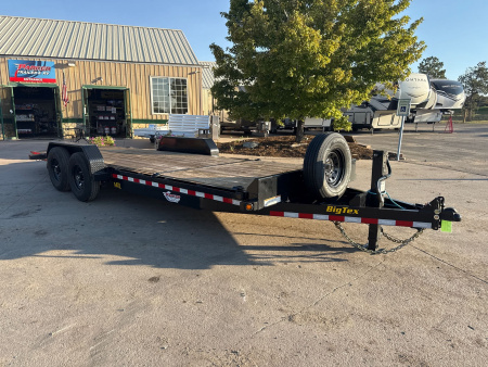Used 2024 Big Tex Trailers 14TL-22BK Flatbed Trailer