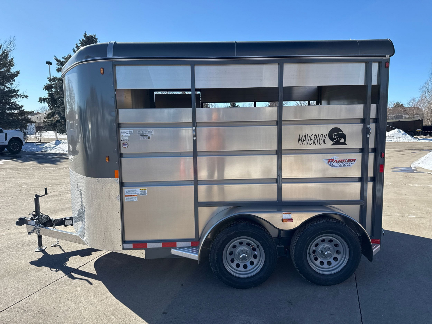 New 2025 C & B Quality Trailer Works MAVST12-7K Horse Trailer