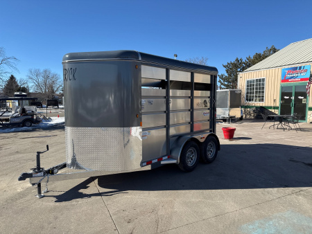 New 2025 C & B Quality Trailer Works MAVST12-7K Horse Trailer