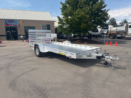 New 2026 Aluma 7815S-EL-TG Utility Trailer