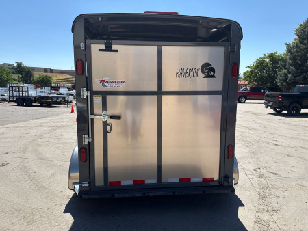 New 2026 C & B Quality Trailer Works MAV2HS-7K 14' Horse Trailer