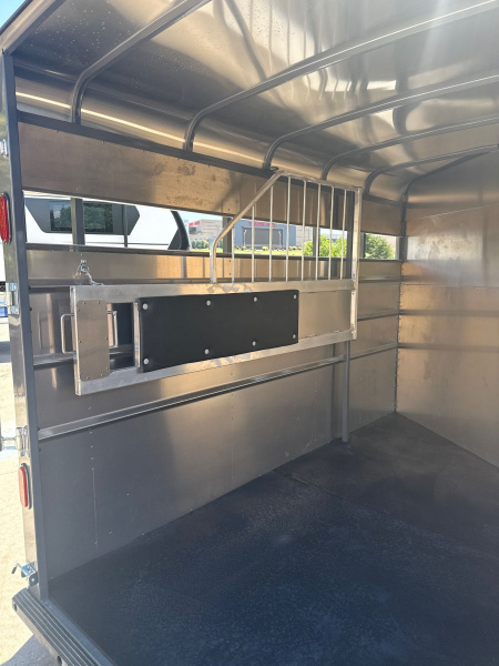 New 2026 C & B Quality Trailer Works MAV2HS-7K 14' Horse Trailer