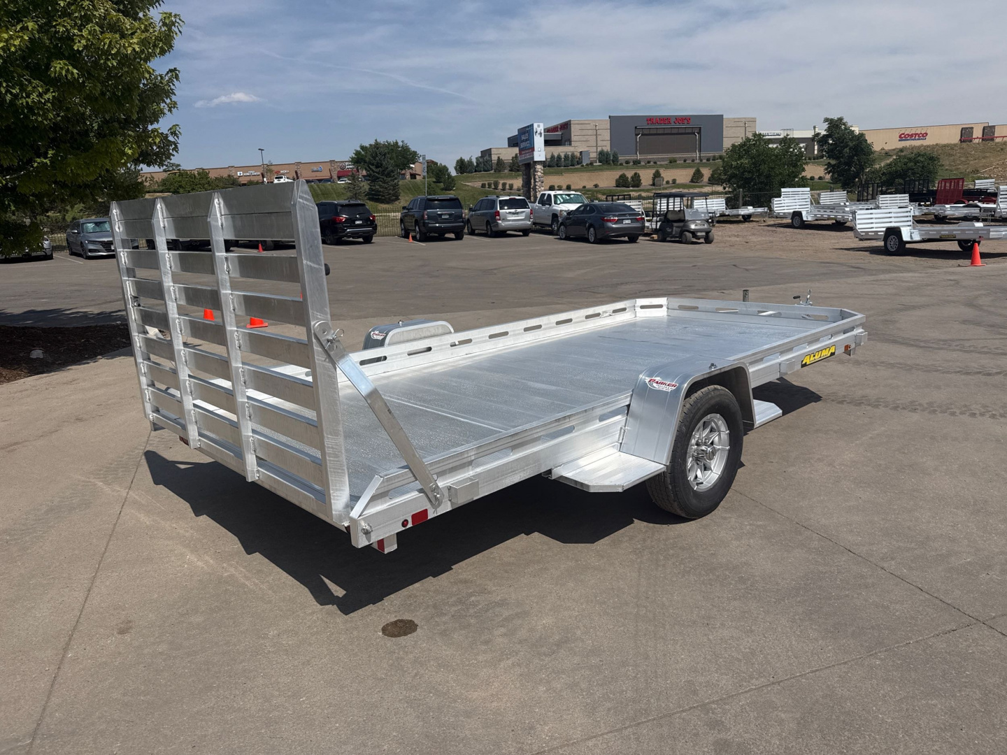 New 2026 Aluma 7814S-TG Utility Trailer