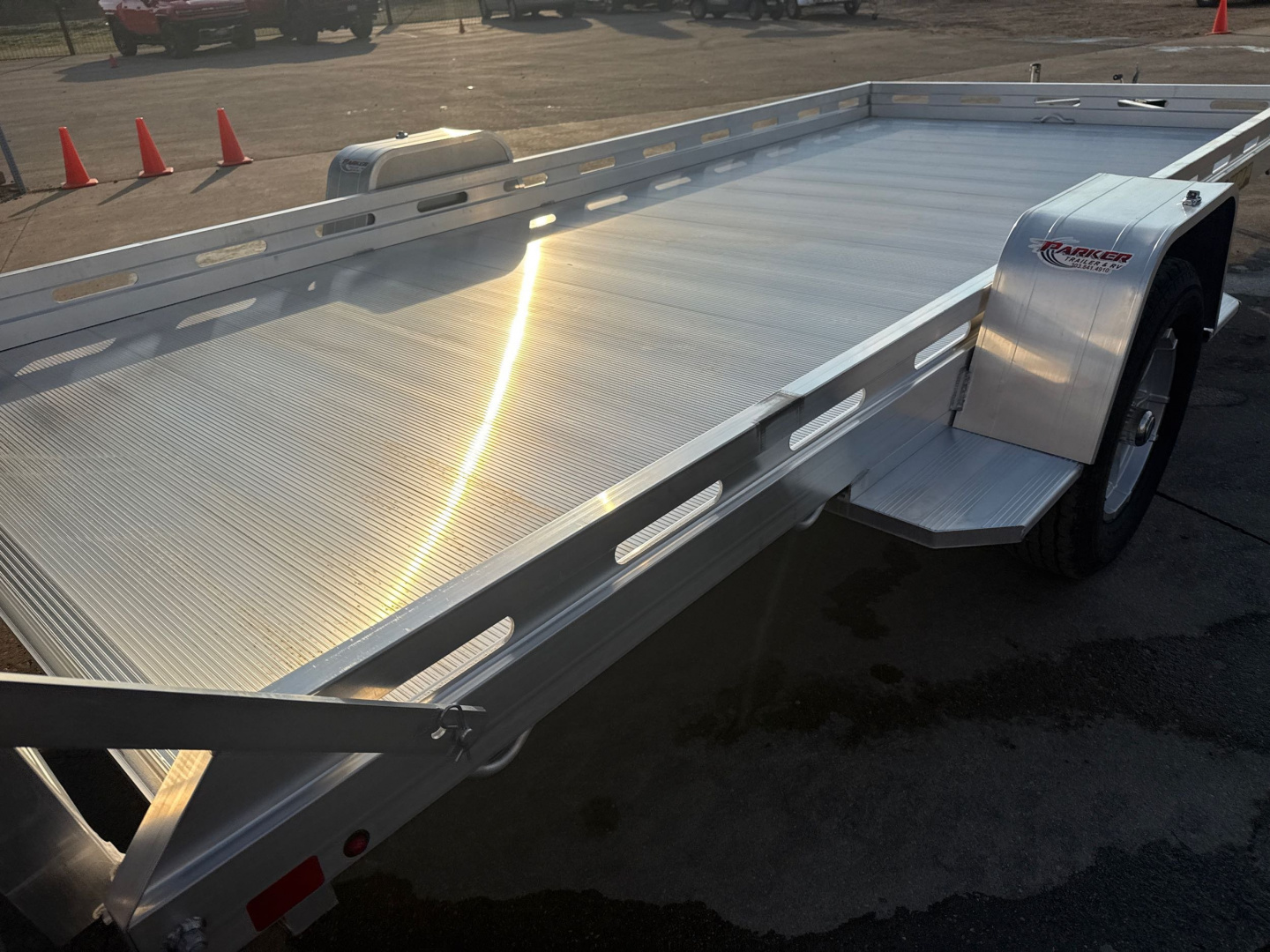 New 2026 Aluma 7815S-EL-BT Utility Trailer