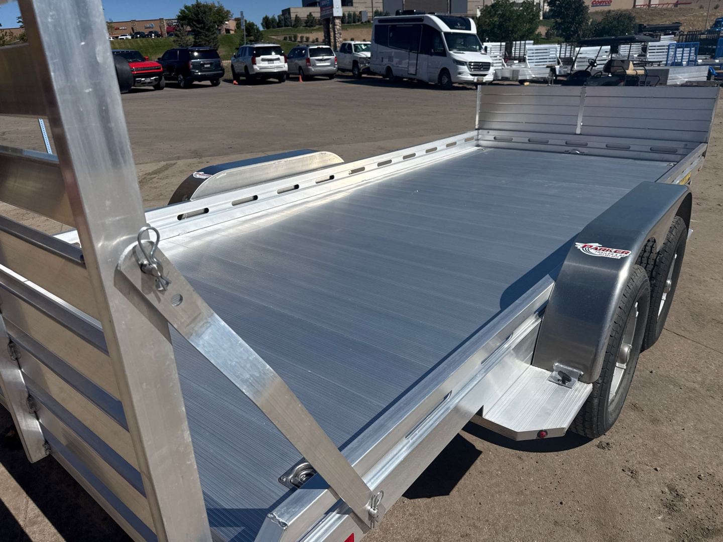 New 2026 Aluma 8016TA-EL-R-TG-RTD Utility Trailer
