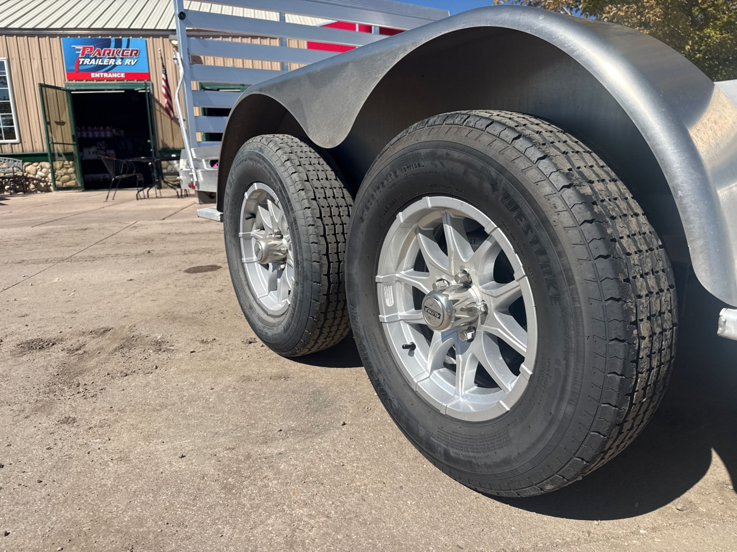 New 2026 Aluma 8016TA-EL-R-TG-RTD Utility Trailer