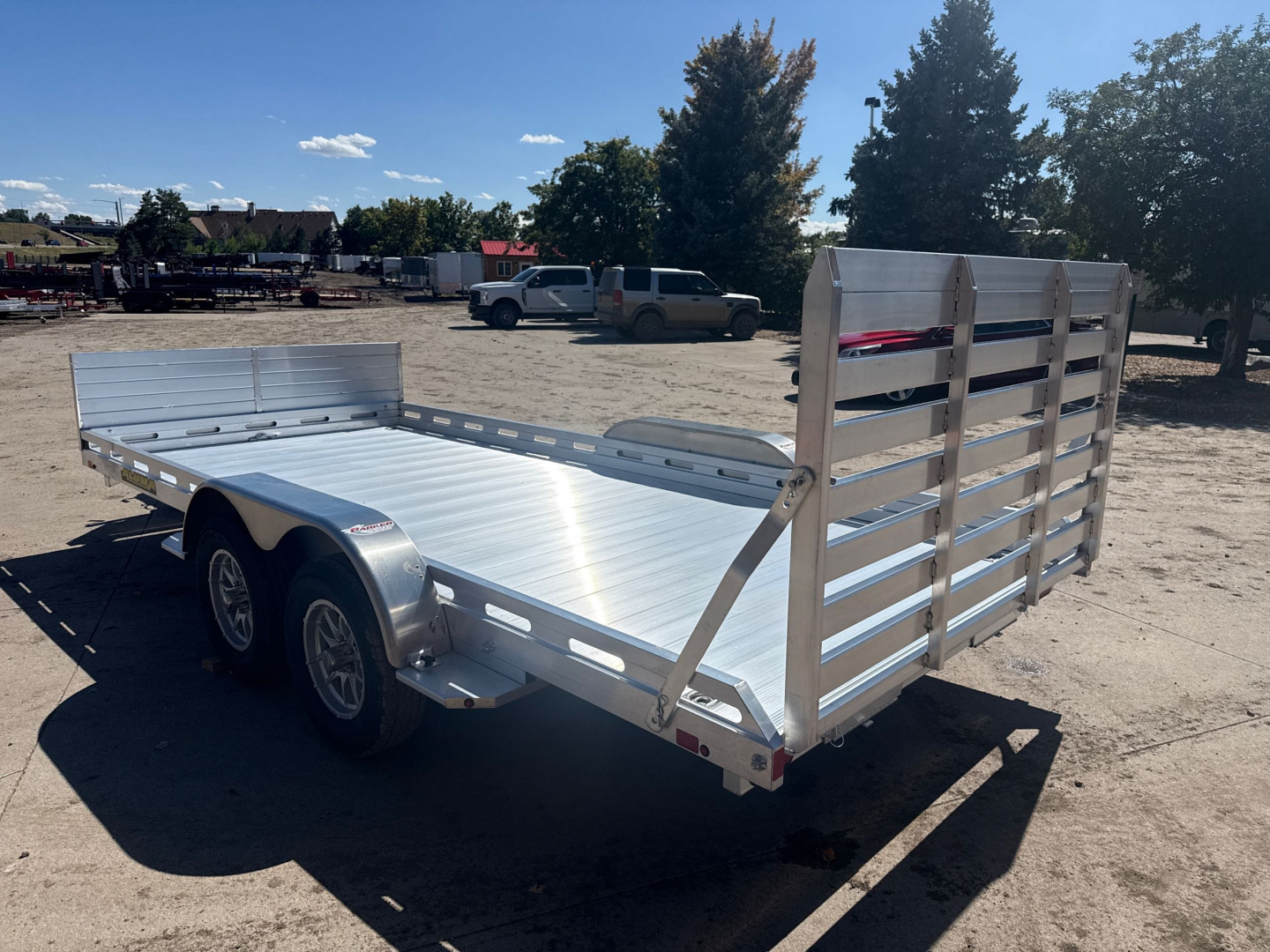 New 2026 Aluma 8016TA-EL-R-TG-RTD Utility Trailer