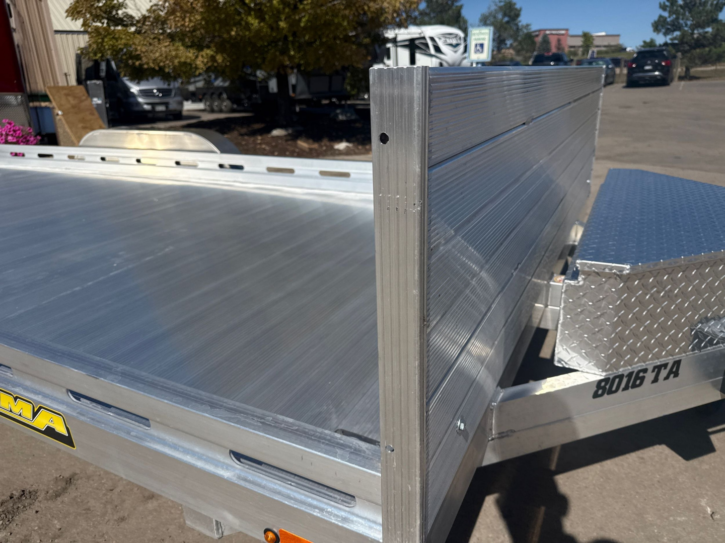 New 2026 Aluma 8016TA-EL-R-TG-RTD Utility Trailer