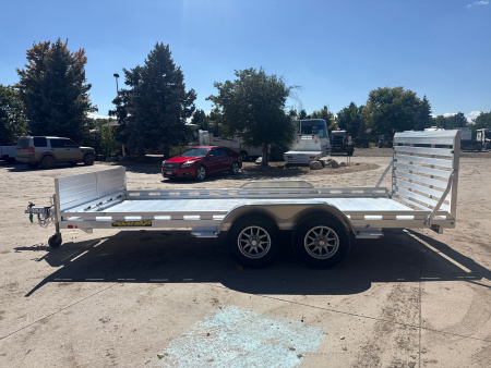 New 2026 Aluma 8016TA-EL-R-TG-RTD Utility Trailer