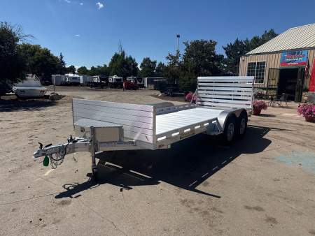 New 2026 Aluma 8016TA-EL-R-TG-RTD Utility Trailer