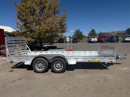 New 2026 Aluma 8016TA-EL-R-TG-RTD Utility Trailer