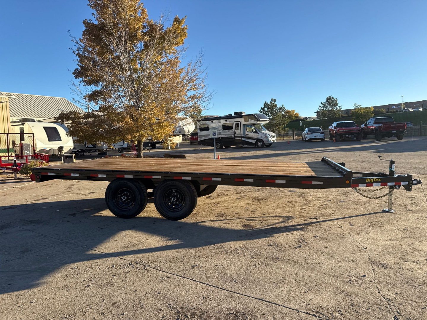 New 2026 Big Tex Trailers 14OE-18STA-S8BK Flatbed Trailer
