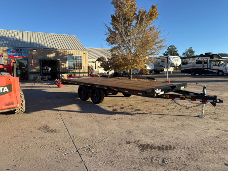 New 2026 Big Tex Trailers 14OE-18STA-S8BK Flatbed Trailer