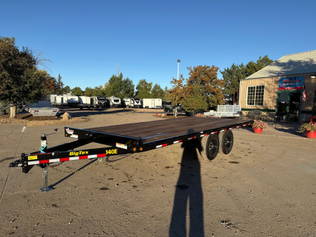 New 2026 Big Tex Trailers 14OE-18STA-S8BK Flatbed Trailer