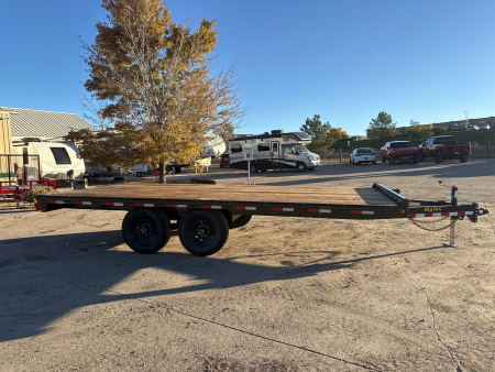 New 2026 Big Tex Trailers 14OE-18STA-S8BK Flatbed Trailer