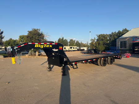 New 2026 Big Tex Trailers 25GN-25D5A-MRBK Flatbed Trailer
