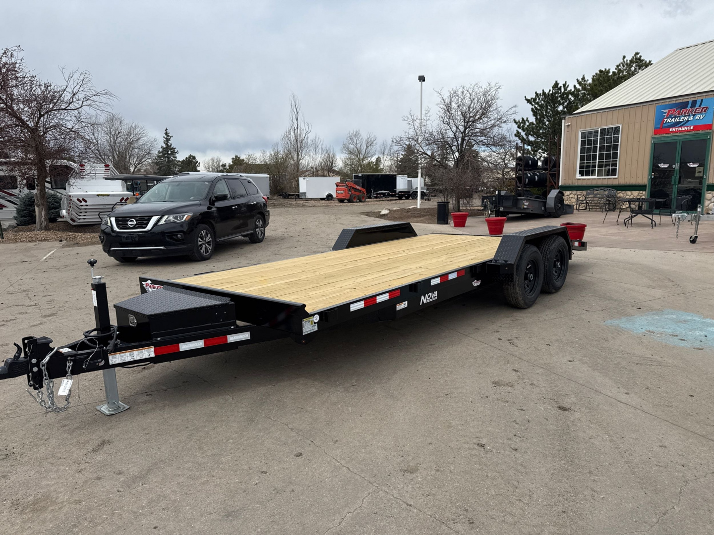 New 2025 Midsota NCHW8220-BP-100 Flatbed Trailer