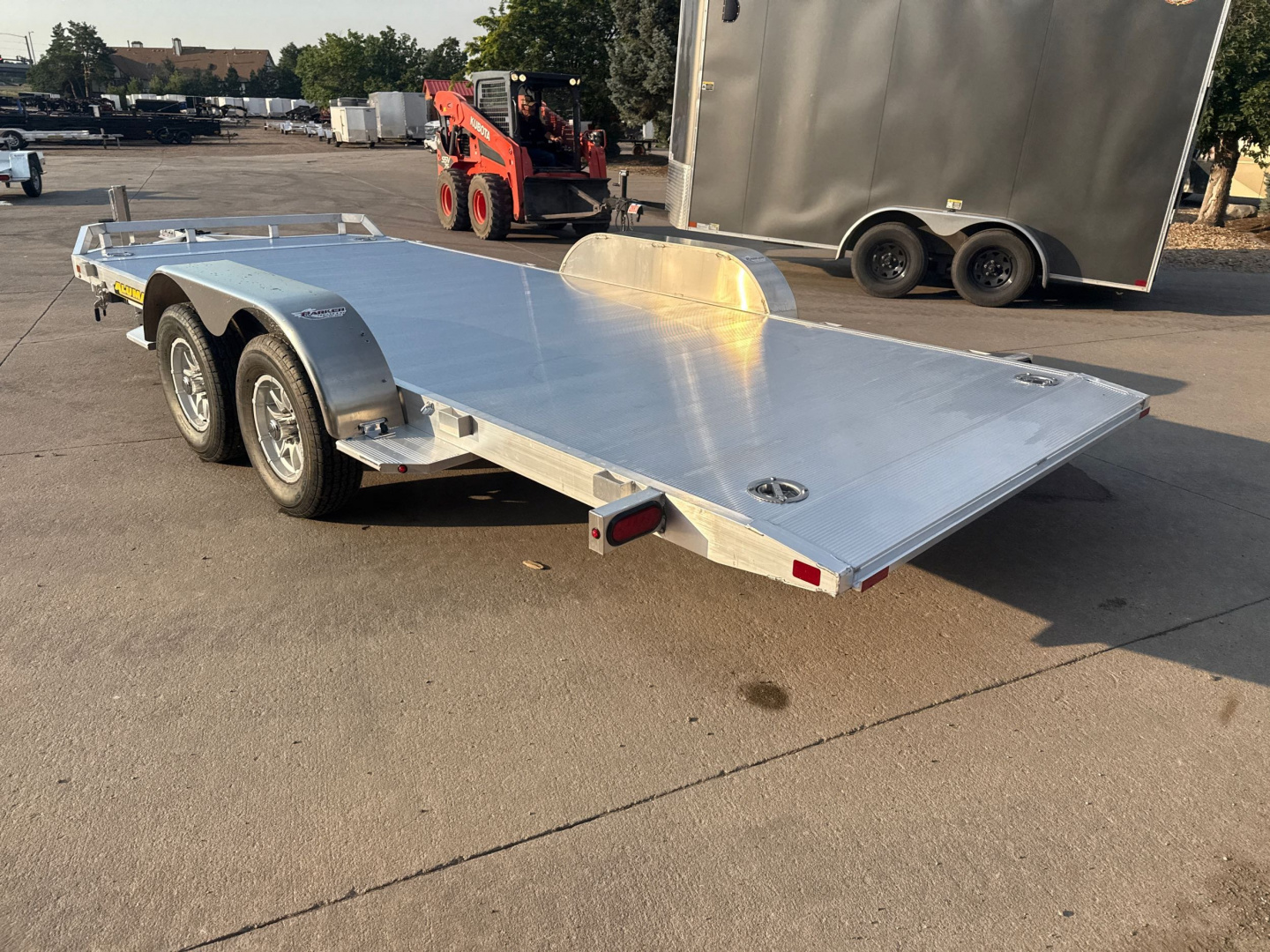 New 2026 Aluma 8216TILT-TA-EL-RTD Flatbed Trailer