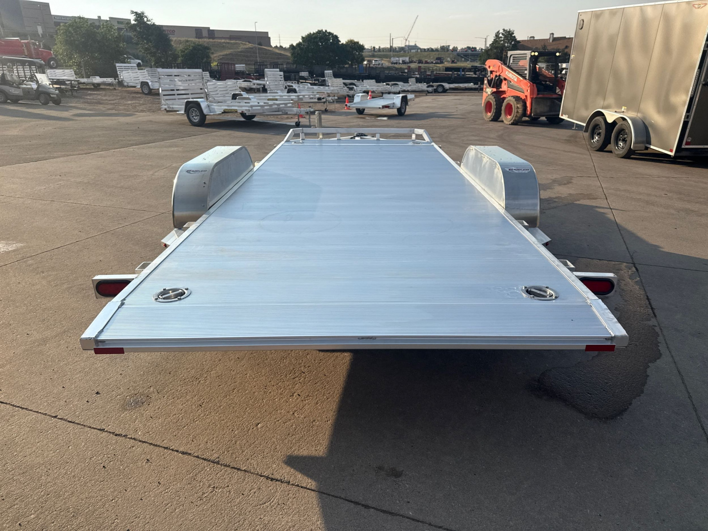 New 2026 Aluma 8216TILT-TA-EL-RTD Flatbed Trailer