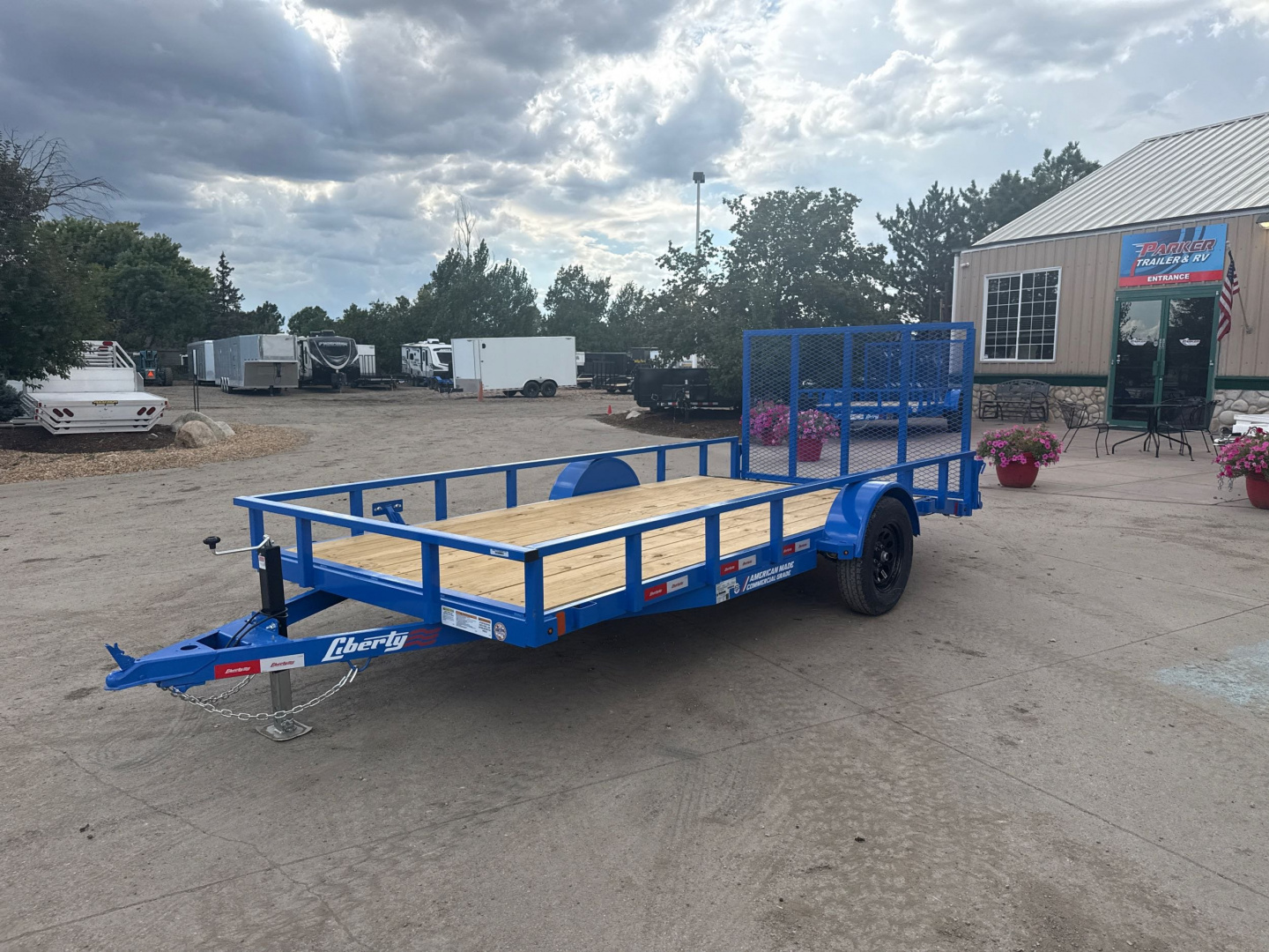 New 2025 Liberty Industries LU3K78X12+2C4 Utility Trailer
