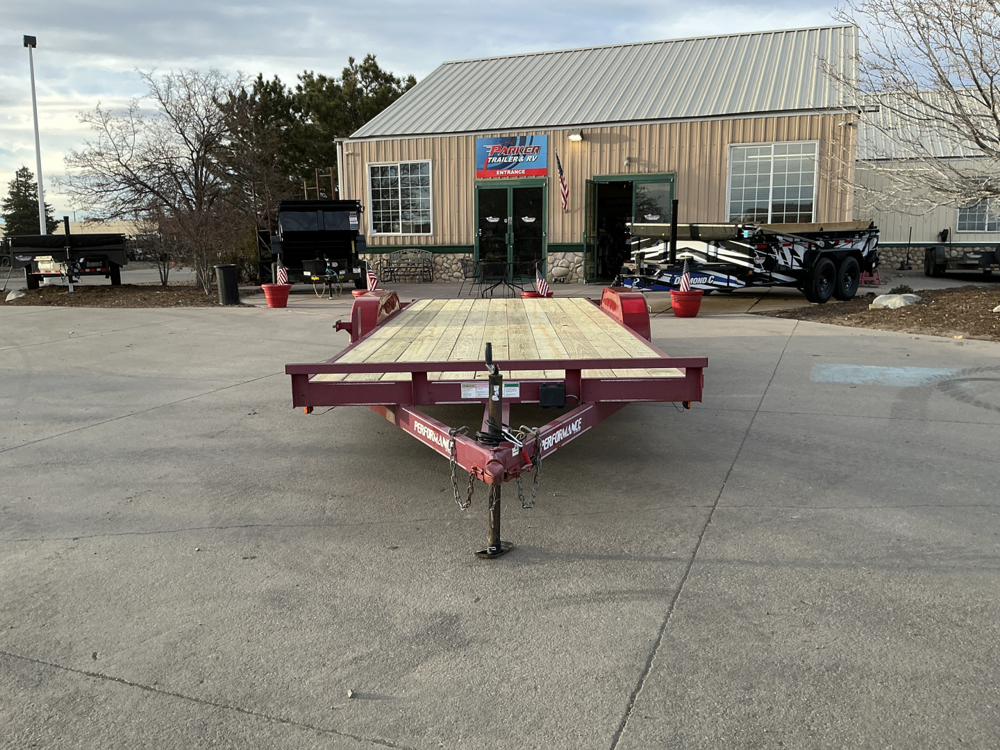 Used 2010 20' Carhauler Flatbed Trailer