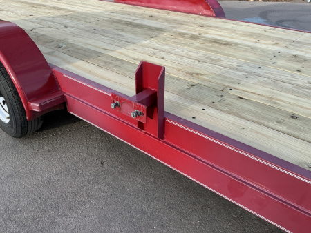 Used 2010 20' Carhauler Flatbed Trailer