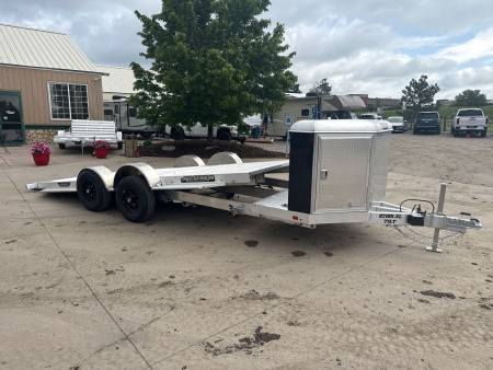 New 2026 Aluma 8218H-XL-TILT-TA-EL- Flatbed Trailer