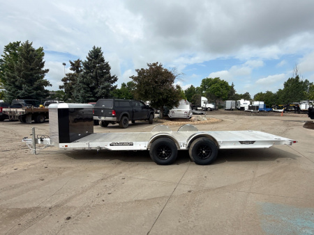 New 2026 Aluma 8218H-XL-TILT-TA-EL- Flatbed Trailer