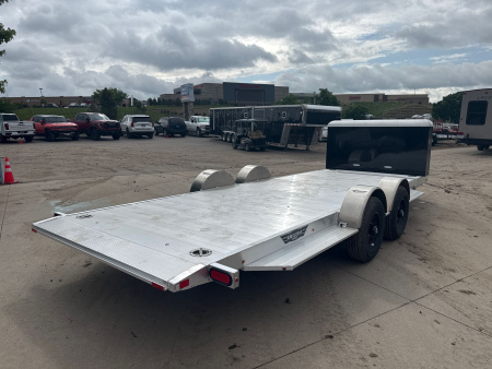New 2026 Aluma 8218H-XL-TILT-TA-EL- Flatbed Trailer