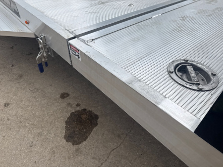 New 2026 Aluma 8218H-XL-TILT-TA-EL- Flatbed Trailer