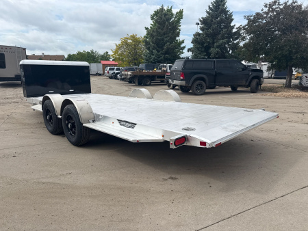 New 2026 Aluma 8218H-XL-TILT-TA-EL- Flatbed Trailer