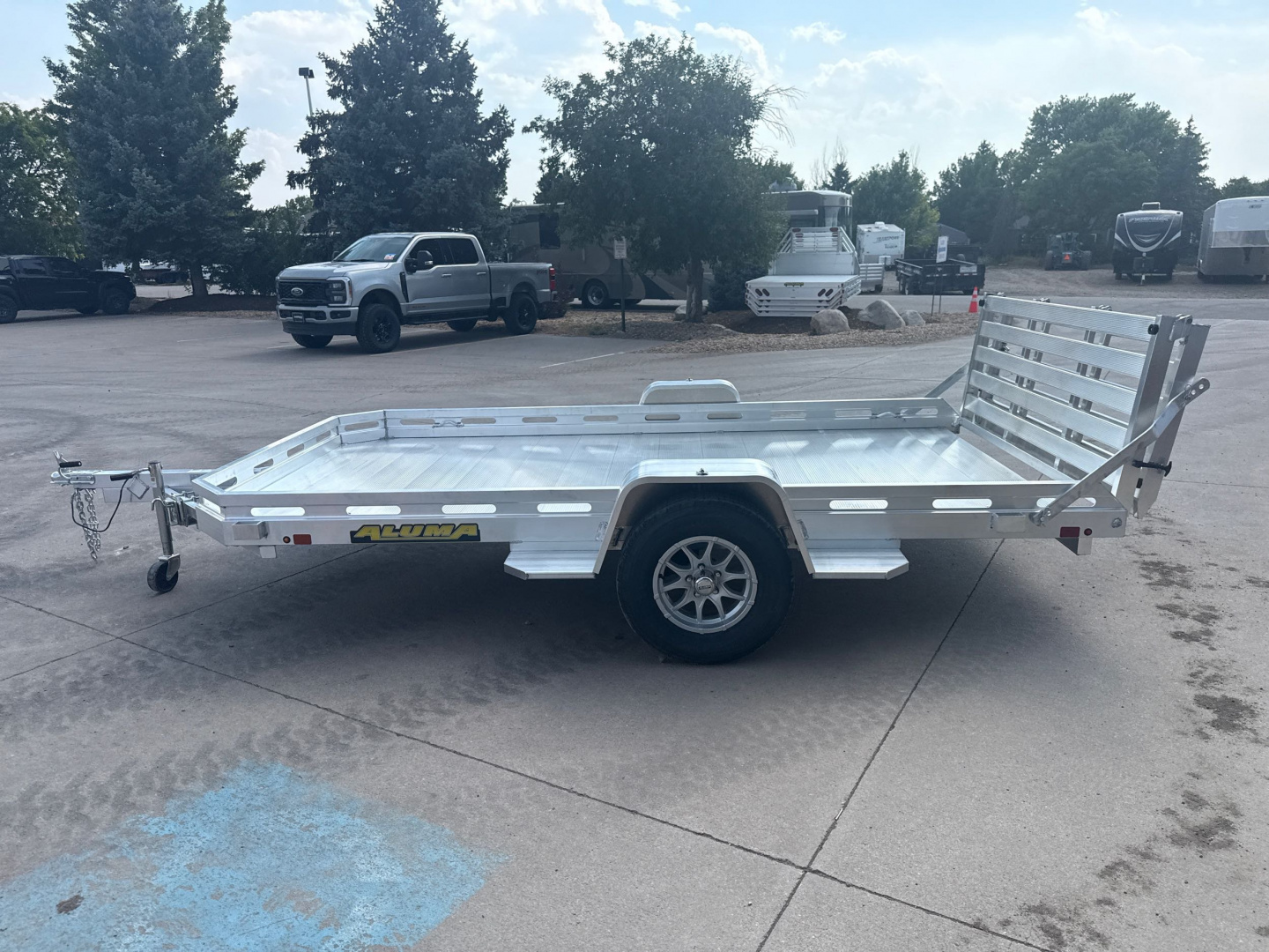 New 2026 Aluma 7712H-S-BT Utility Trailer
