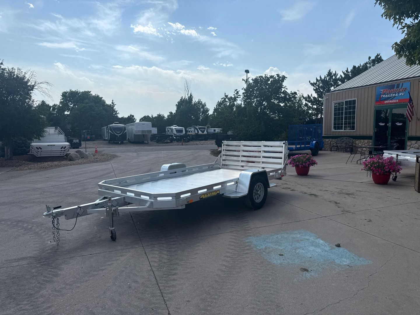 New 2026 Aluma 7712H-S-BT Utility Trailer