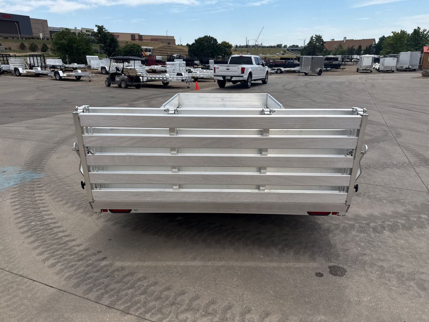New 2026 Aluma 8116TA-EL-R-BT-SR Utility Trailer