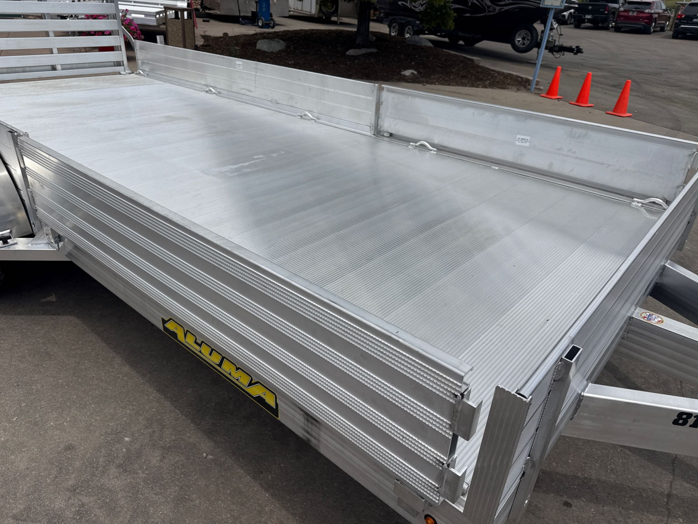 New 2026 Aluma 8116TA-EL-R-BT-SR Utility Trailer