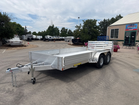New 2026 Aluma 8116TA-EL-R-BT-SR Utility Trailer