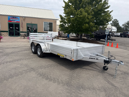 New 2026 Aluma 8116TA-EL-R-BT-SR Utility Trailer