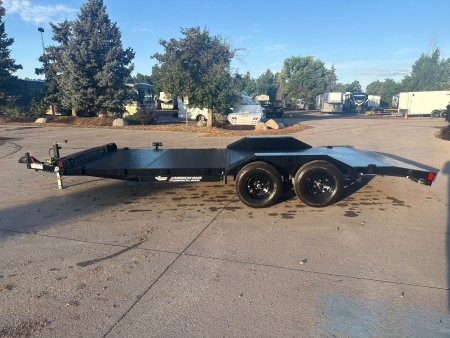 New 2025 Liberty Industries LC7K83X16+2C4SF Flatbed Trailer