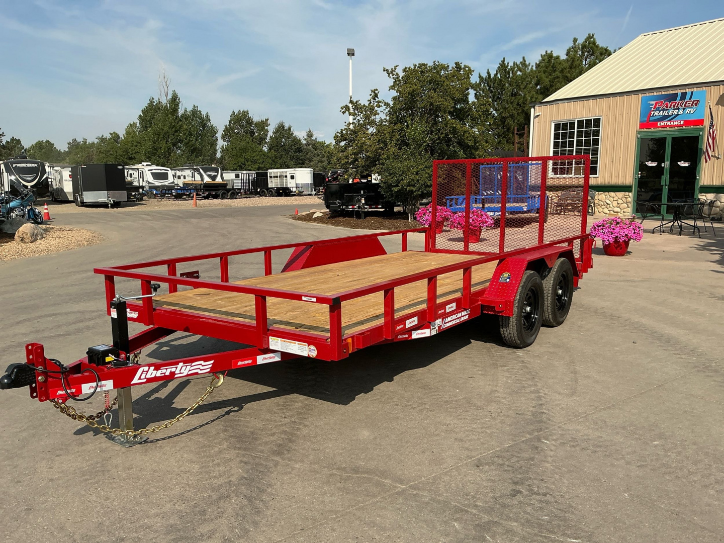 New 2025 Liberty Industries LU7K83X14+2C4 Utility Trailer