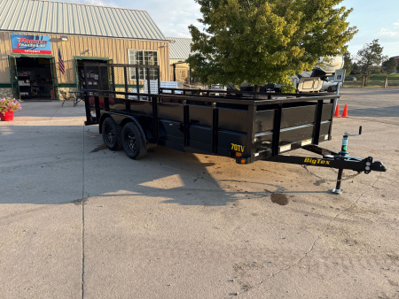 New 2026 Big Tex Trailers 70TV-16BK2B Utility Trailer