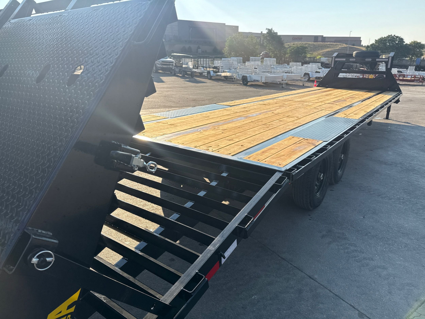 New 2026 Big Tex Trailers 14GN-33D5A-MRBK Flatbed Trailer